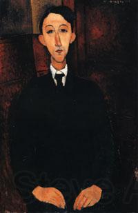 Amedeo Modigliani Portrait of the Painter Manuel Humbert Norge oil painting art